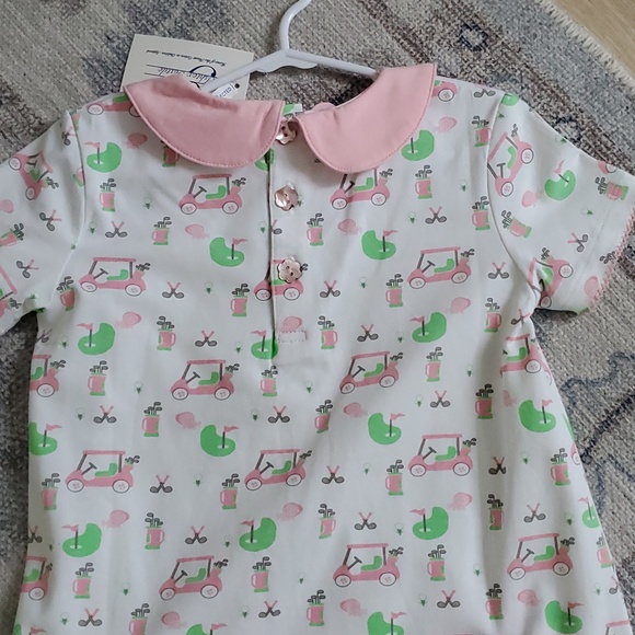 NWT Ishtex Girls 2-piece Matching Golf Set Pink Green Sz6 - Picture 10 of 11